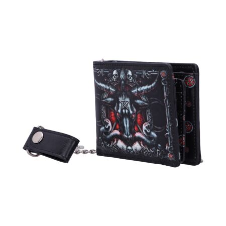 Exclusive triple horn baphomet walllet