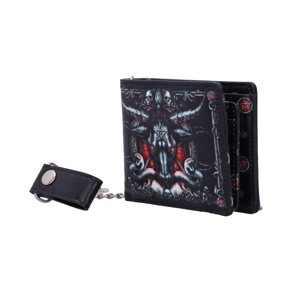 Exclusive triple horn baphomet walllet