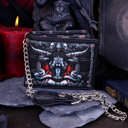Exclusive triple horn baphomet walllet