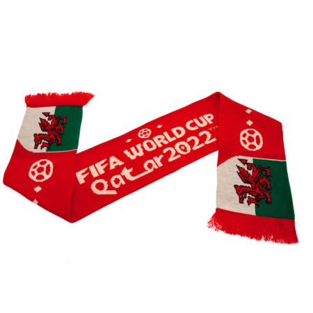 FIFA World Cup Qatar 2022 Wales Scarf: 3 - Flags & Banners By Wales
