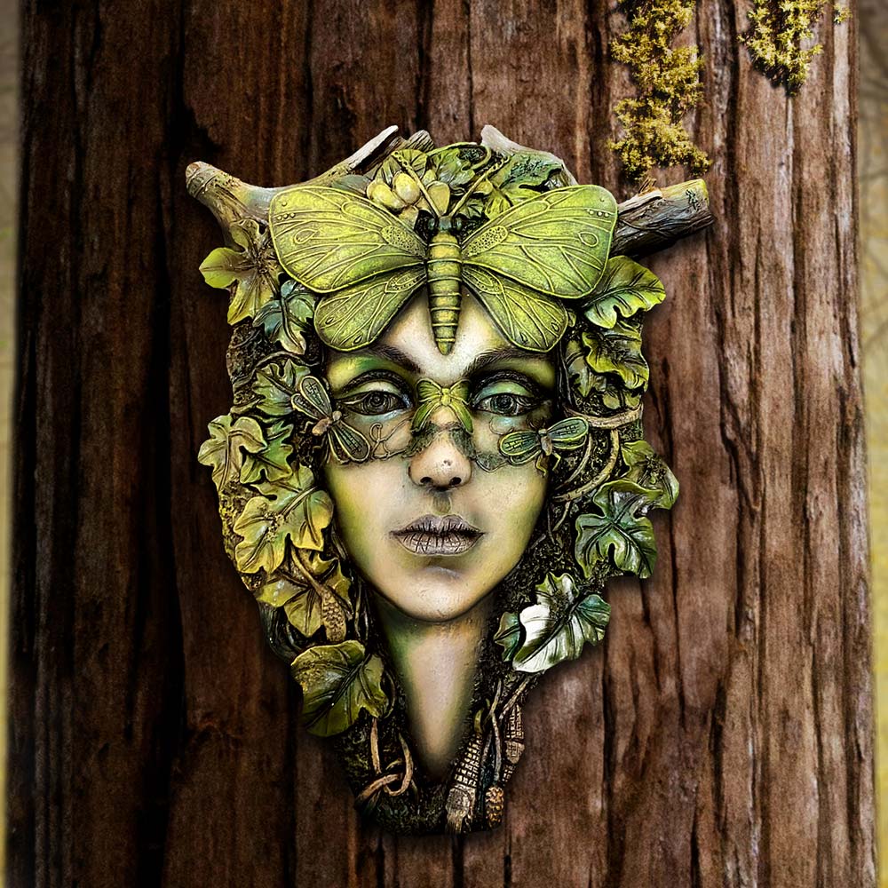 Fleur tree spirit wall plaque