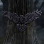Flight of the Raven Wall Hanging Decoration: 1 - Wall Hanging Sculptures By NN Designs