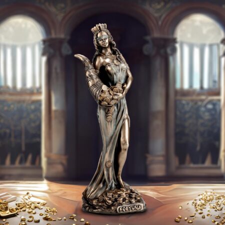 Fortuna medium bronze figurine
