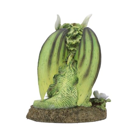Freesia Flower Dragon Figurine: 4 - Figurines Small (Under 15cm) By NN Designs