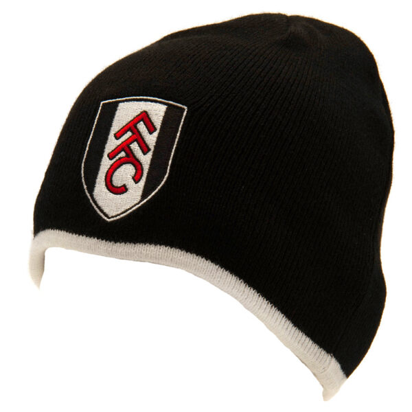 Fulham FC Black Beanie: 1 - Caps & Hats By Fulham