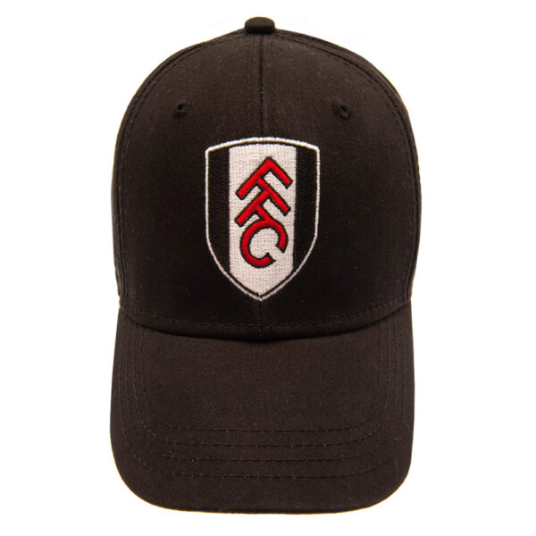 Fulham FC Core Black Cap: 2 - Caps & Hats By Fulham
