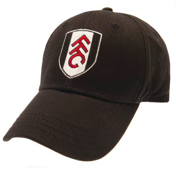 Fulham FC Core Black Cap: 1 - Caps & Hats By Fulham
