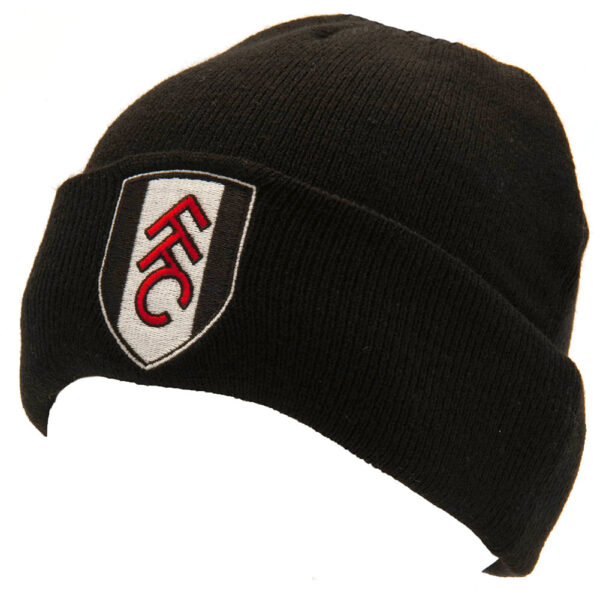 Fulham FC Black Cuff Beanie: 1 - Caps & Hats By Fulham