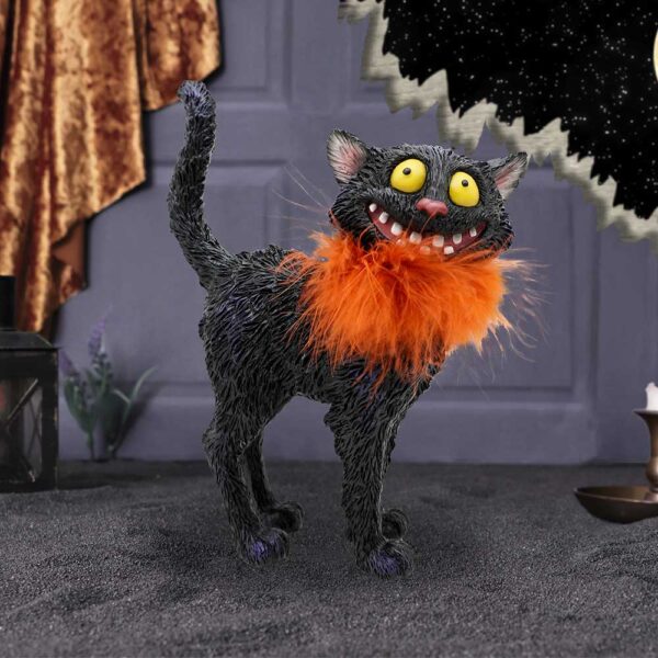 Furdinand Black Cat Feather Boa 23cm: 1 - Figures & Collectables By Gift Moments