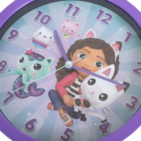 Gabby’s Dollhouse Wall Clock: 3 - Clocks By Gabby’s Dollhouse