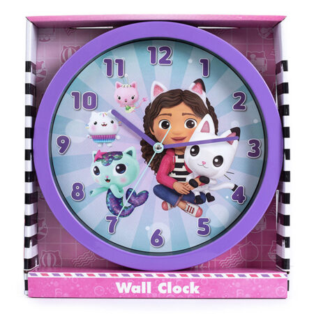 Gabby’s Dollhouse Wall Clock: 4 - Clocks By Gabby’s Dollhouse