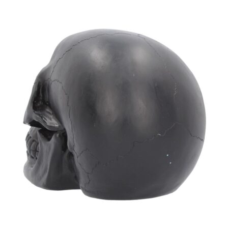 Geode Skull Black Purple Gothic Glitter Skull Figurine: 5 - Figurines Medium (15-29cm) By NN Designs