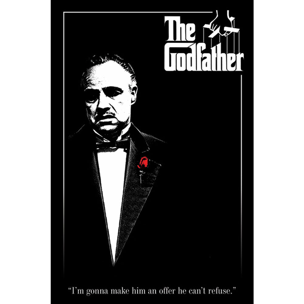 The Godfather Poster Red Rose 211: 1 - Posters By The Godfather