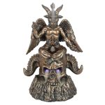 Gold Baphomet LED Backflow Incense Burner: 1 - Incense Holders By Gift Moments