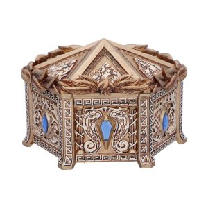 Gold Detailed Pandora’s Trinket Box: 4 - Boxes By NN Designs