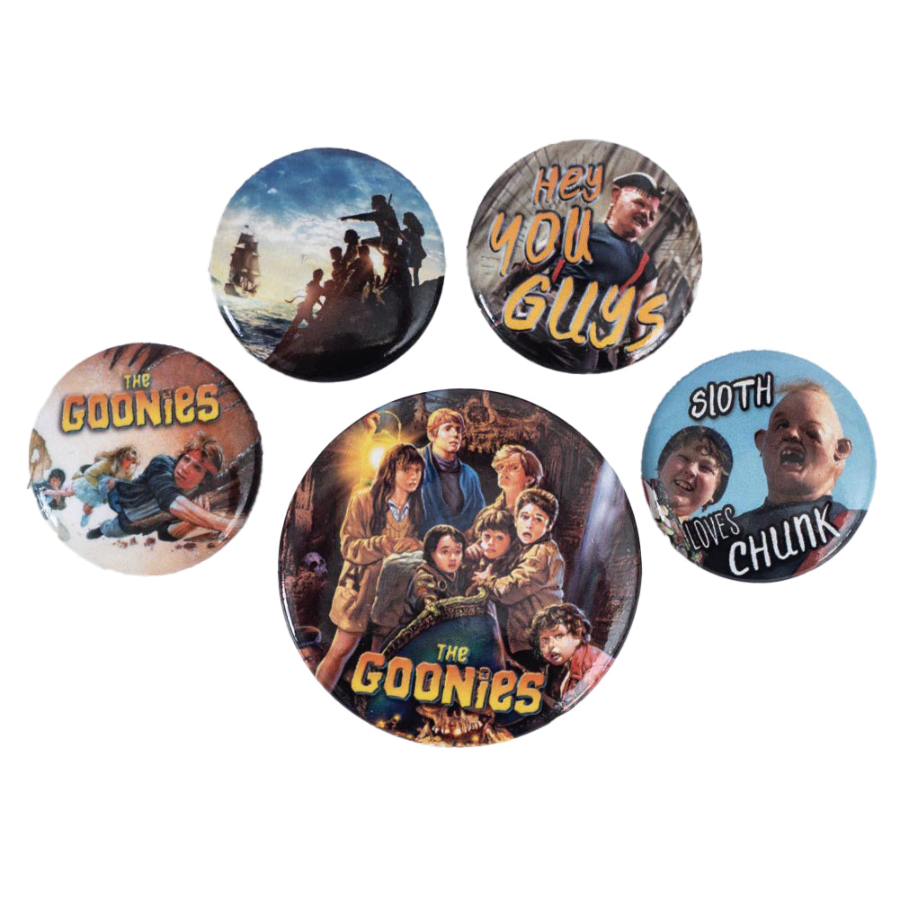 The Goonies Button Badge Set: 1 - Badges By The Goonies