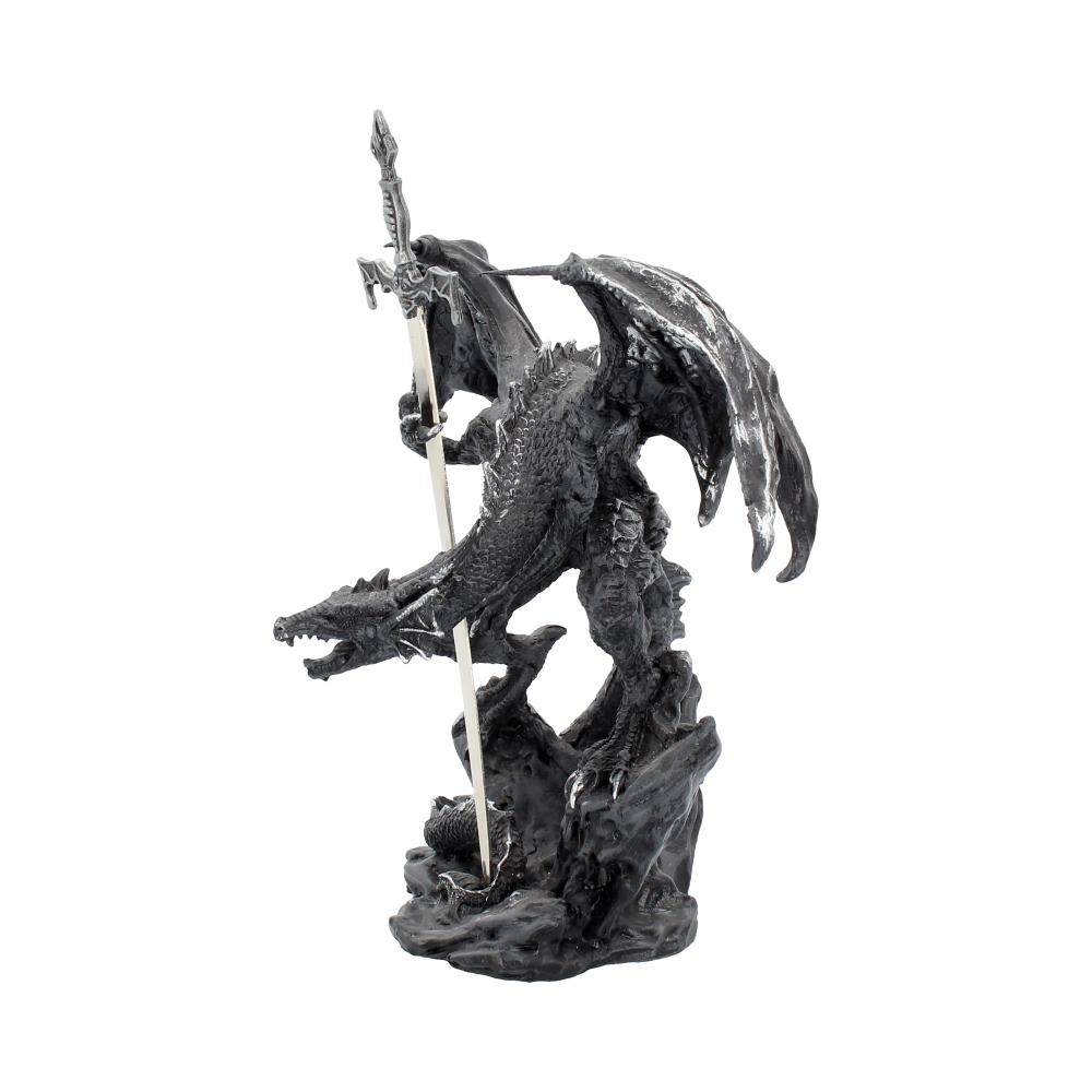 Gothic Black Dragon Sword Letter Opener Figurine: 3 - Letter Openers By Gift Moments