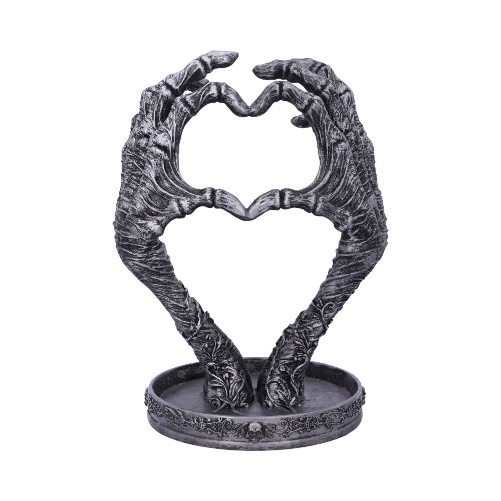 Gothic Mummified Love Heart Hands Jewellery Dish Holder: 2 - Figures & Collectables By NN Designs