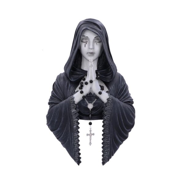 Gothic Prayer Wall Plaque Designed By Anne Stokes 39cm: 2 - Wall Hanging Sculptures By Anne Stokes