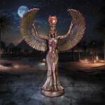Graceful Isis Figurine Embodiment of Magic Wisdom and Divinity: 1 - Figurines Large (30-50cm) By NN Designs