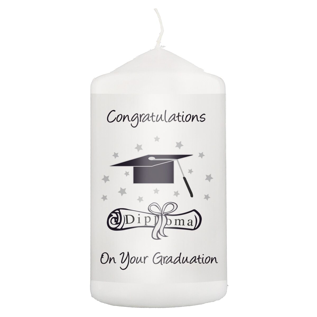 Graduation Pillar Candle: 2 - Candles By Gift Moments