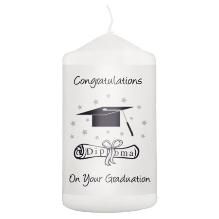Graduation Pillar Candle: 2 - Candles By Gift Moments