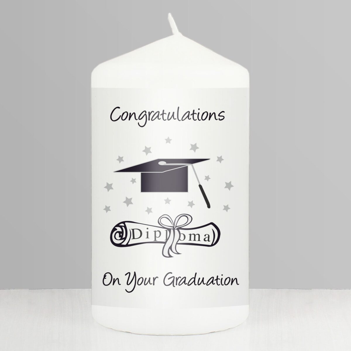 Graduation Pillar Candle: 1 - Candles By Gift Moments