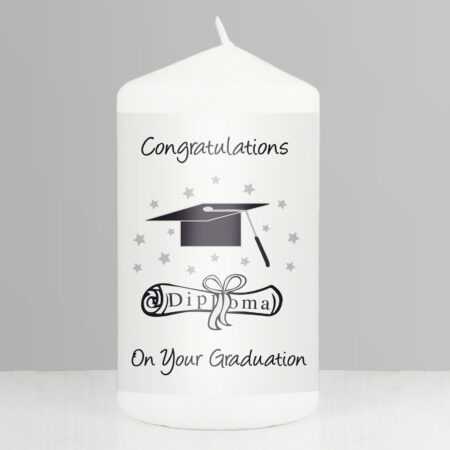 Graduation Pillar Candle: 1 - Candles By Gift Moments
