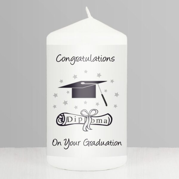 Graduation Pillar Candle: 1 - Candles By Gift Moments