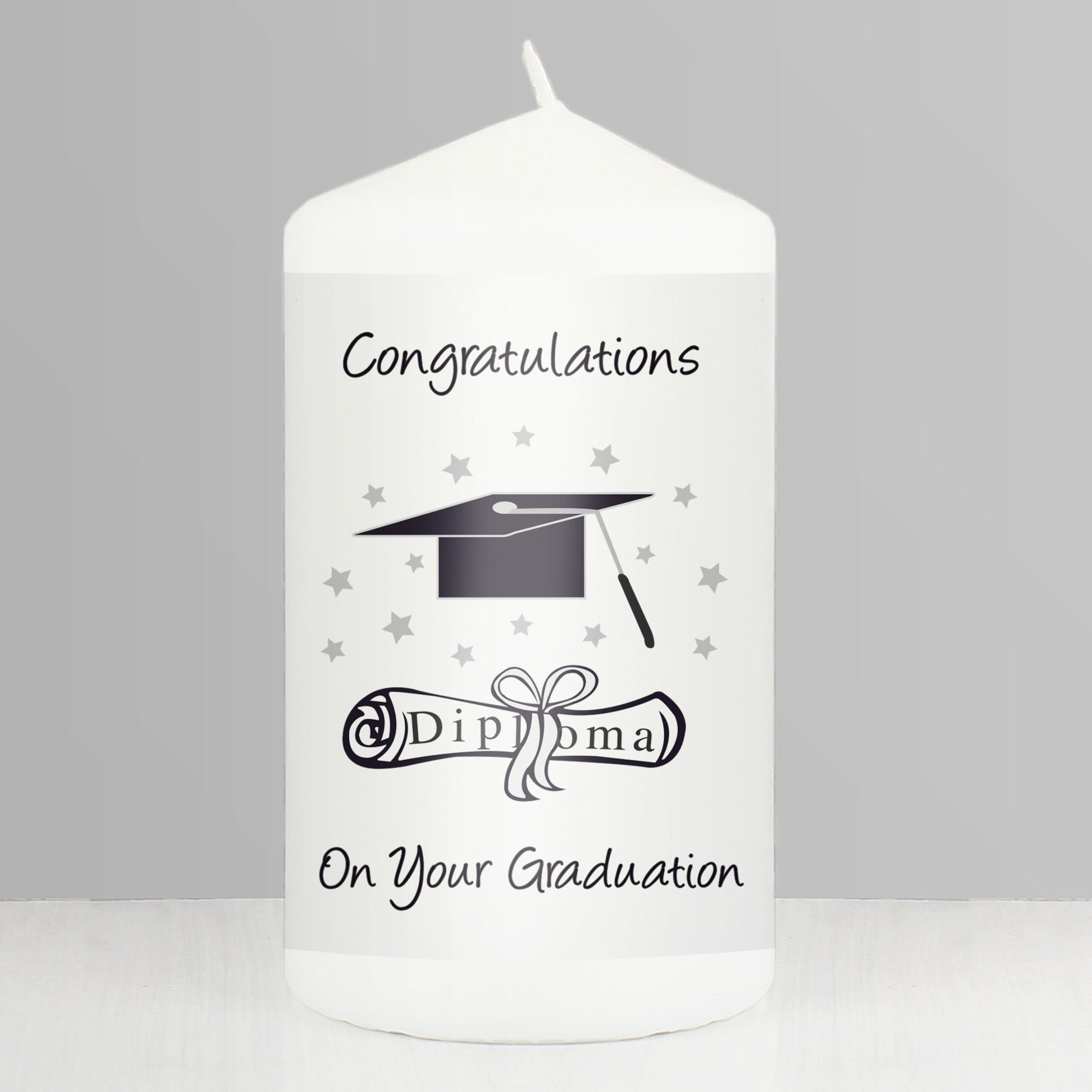 Graduation Pillar Candle: 1 - Candles By Gift Moments