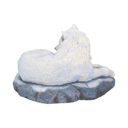 Guardian of the North Wolf Figurine by Lisa Parker Snowy Wolf Ornament: 5 - Figurines Medium (15-29cm) By Lisa Parker