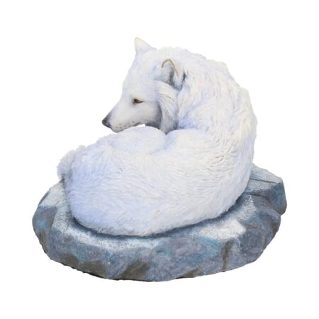 Guardian of the North Wolf Figurine by Lisa Parker Snowy Wolf Ornament: 4 - Figurines Medium (15-29cm) By Lisa Parker