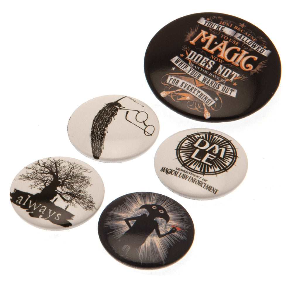 Harry Potter Magic Button Badge Set: 2 - Badges By Harry Potter