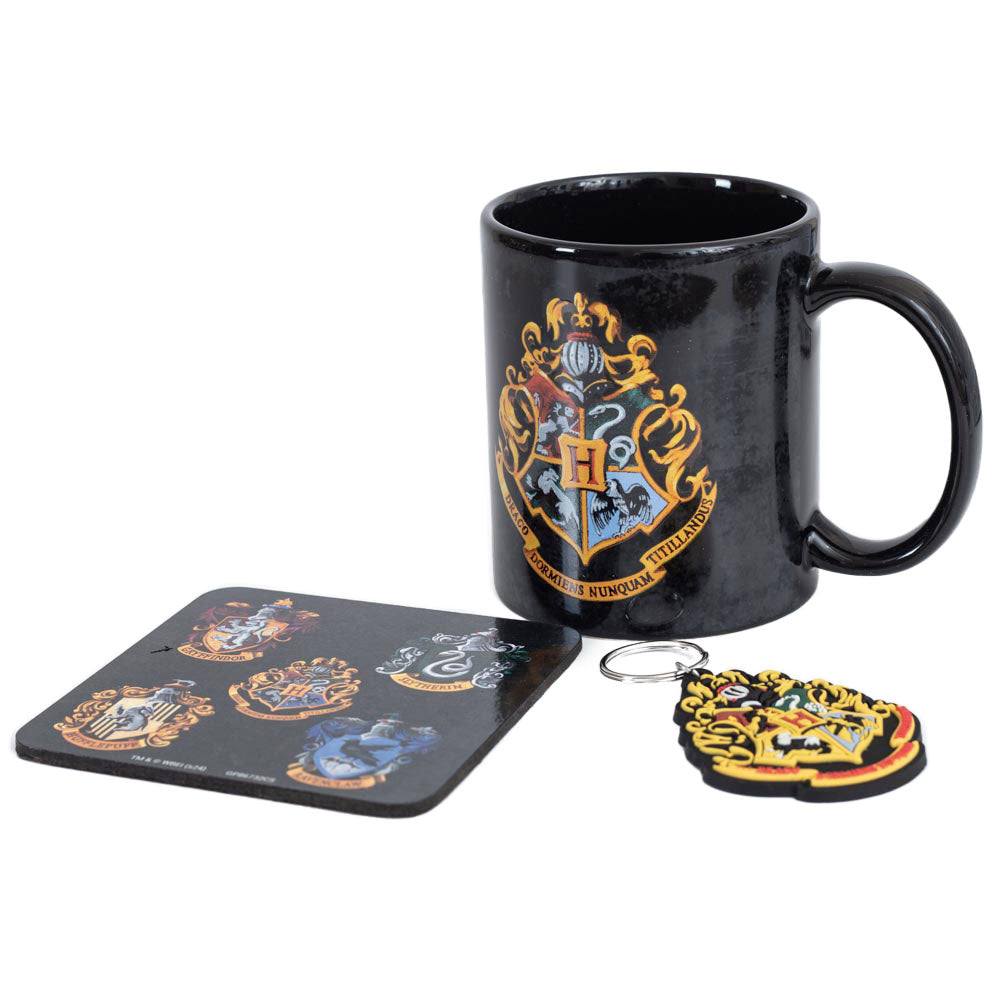 Harry Potter Colourful Crest Mug & Coaster Set: 1 - Mugs By Harry Potter