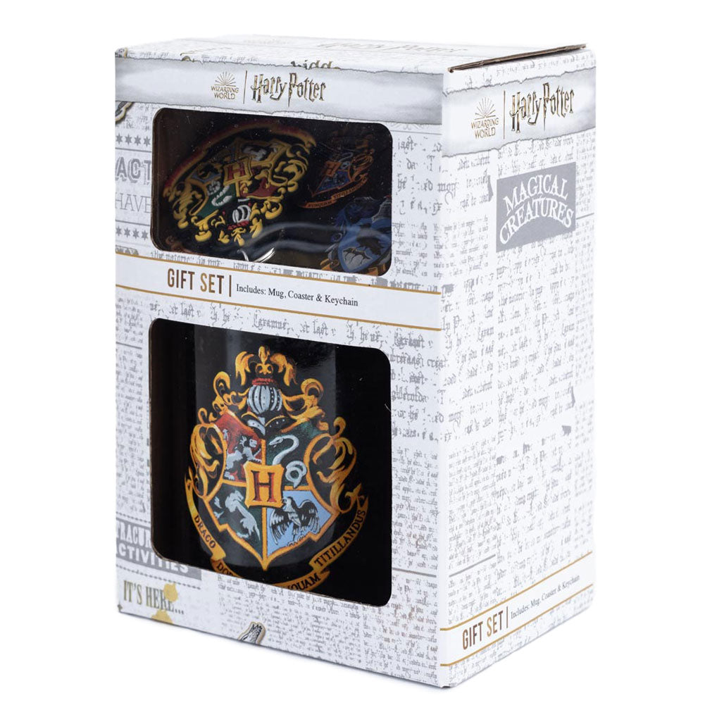 Harry Potter Colourful Crest Mug & Coaster Set: 5 - Mugs By Harry Potter