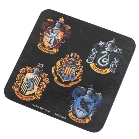 Harry Potter Colourful Crest Mug & Coaster Set: 3 - Mugs By Harry Potter