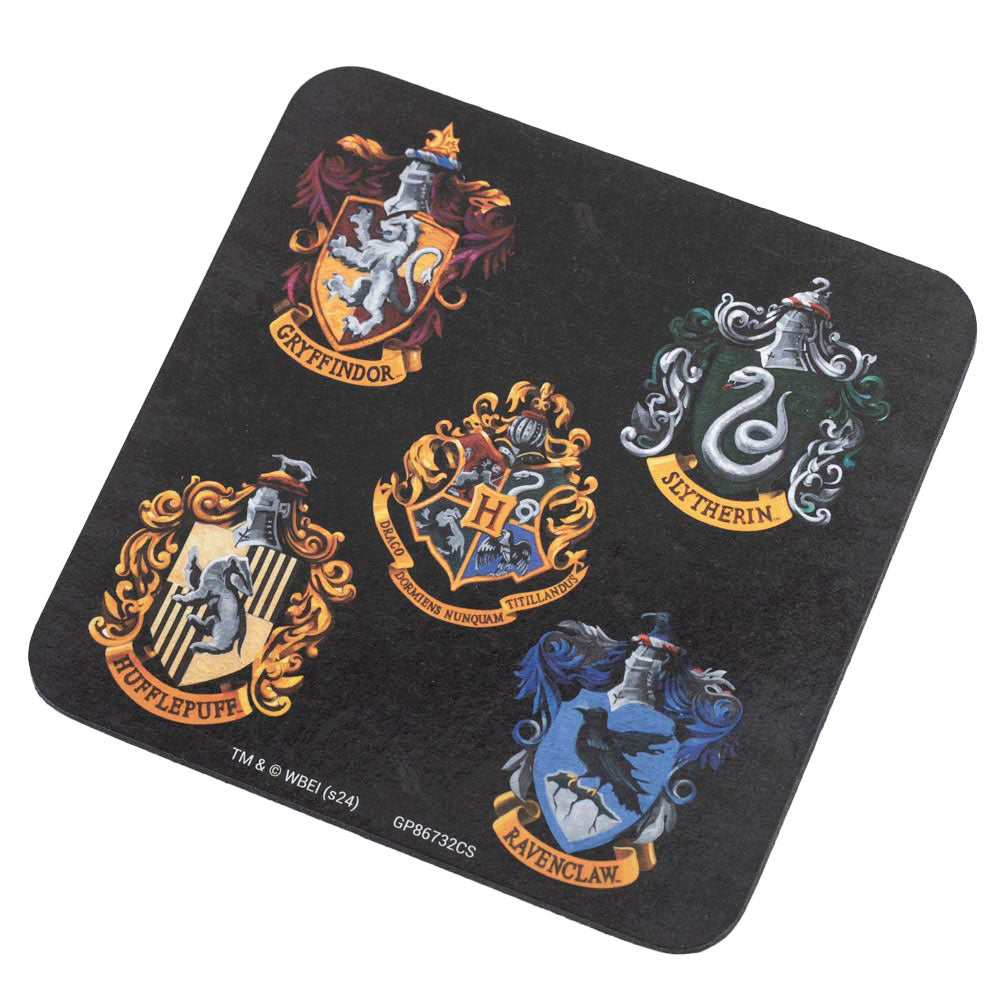 Harry Potter Colourful Crest Mug & Coaster Set: 3 - Mugs By Harry Potter