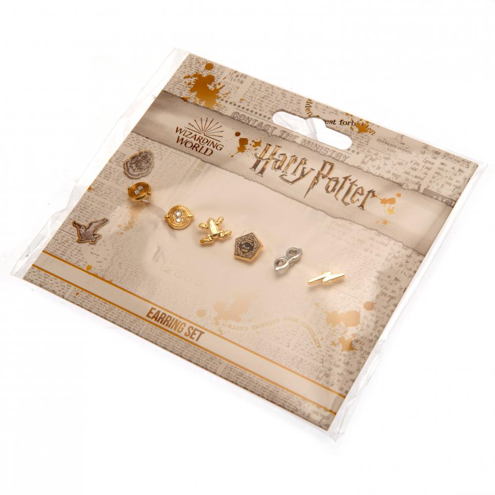 Harry Potter Gold Plated Earring Set: 4 - Jewellery By Harry Potter