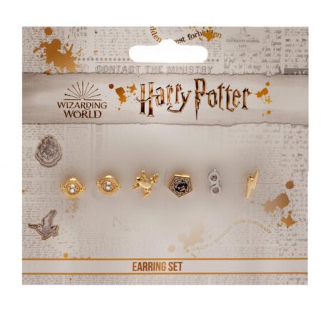 Harry Potter Gold Plated Earring Set: 3 - Jewellery By Harry Potter