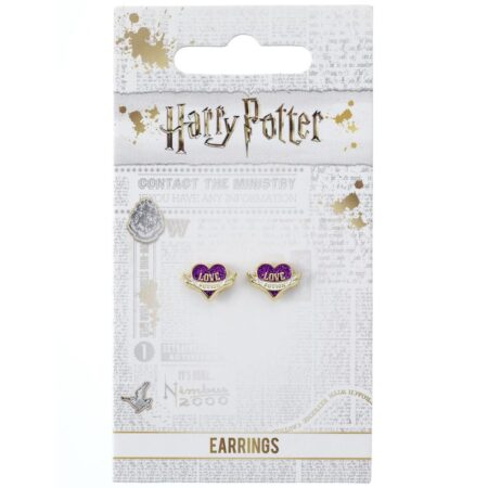 Harry Potter Gold Plated Love Potion Stud Earrings: 2 - Jewellery By Harry Potter