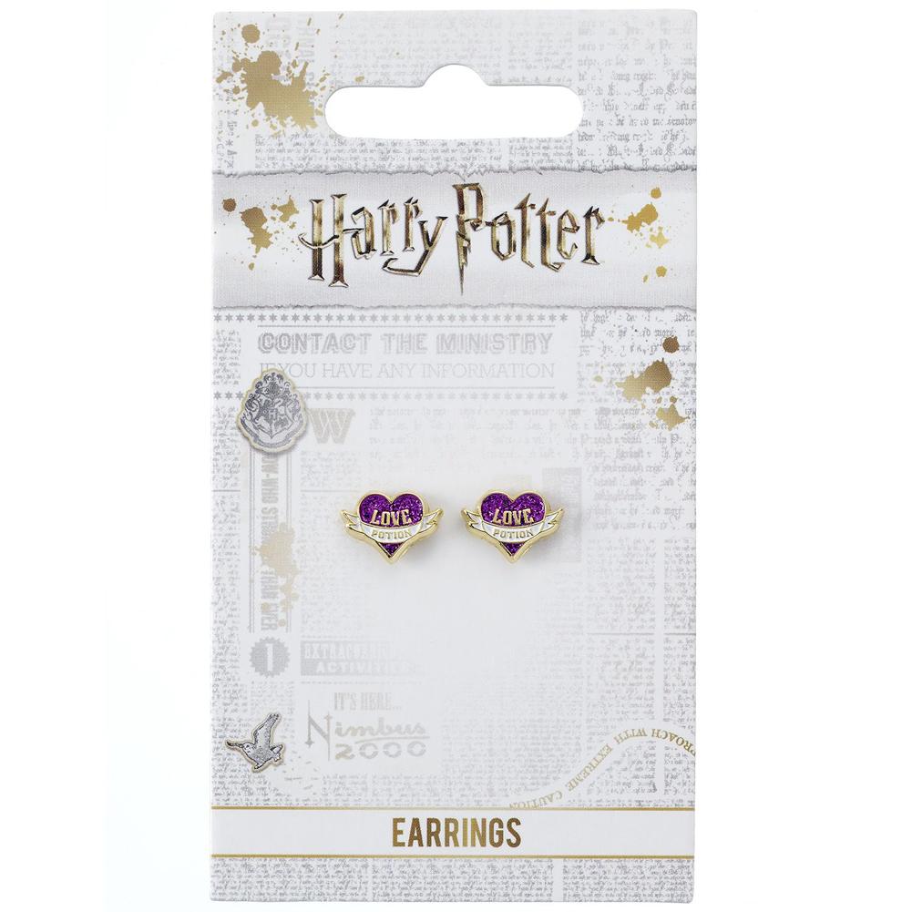 Harry Potter Gold Plated Love Potion Stud Earrings: 2 - Jewellery By Harry Potter