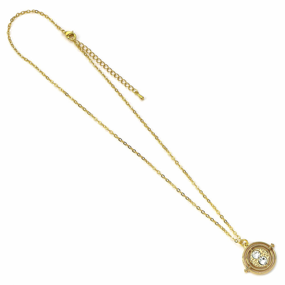 Harry Potter Gold Plated Fixed Time Turner Necklace: 3 - Jewellery By Harry Potter