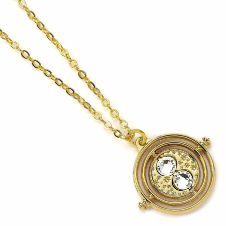 Harry Potter Gold Plated Fixed Time Turner Necklace: 1 - Jewellery By Harry Potter