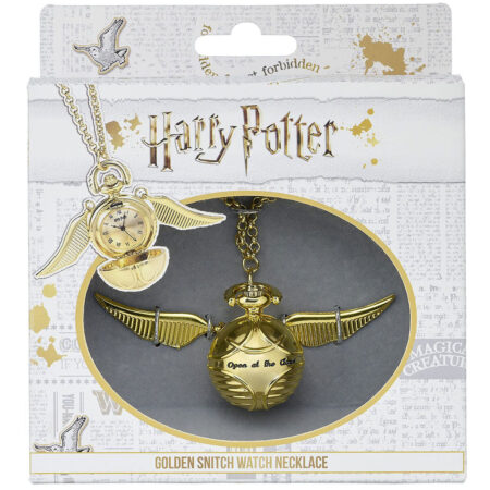 Harry Potter Gold Plated Golden Snitch Watch Necklace: 1 - Watches By Harry Potter