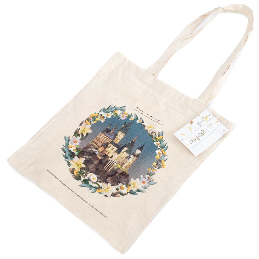 Harry Potter Hogwarts Castle Canvas Tote Bag: 4 - Bags By Harry Potter