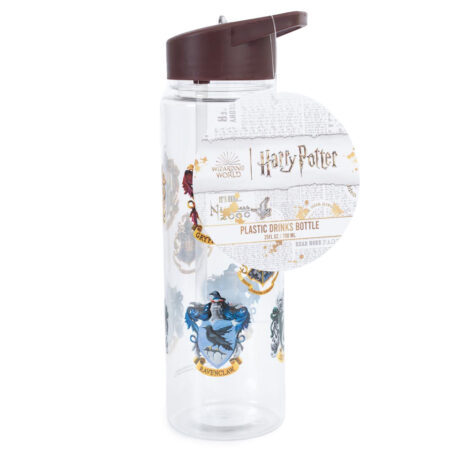 Harry Potter House Crests Plastic Drinks Bottle: 3 - Water Bottles By Harry Potter