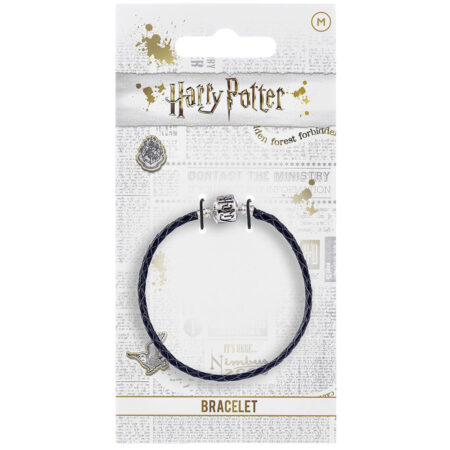 Harry Potter Leather Charm Bracelet Black S: 2 - Jewellery By Harry Potter