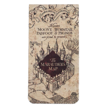 Marauders Map Magnetic Bookmark: 3 - Bookmarks By Harry Potter