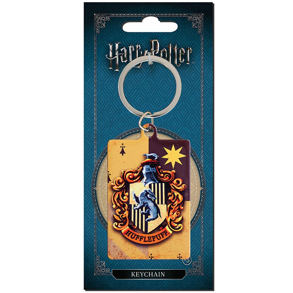 Harry Potter Metal Keyring Hufflepuff: 3 - Keyrings By Harry Potter