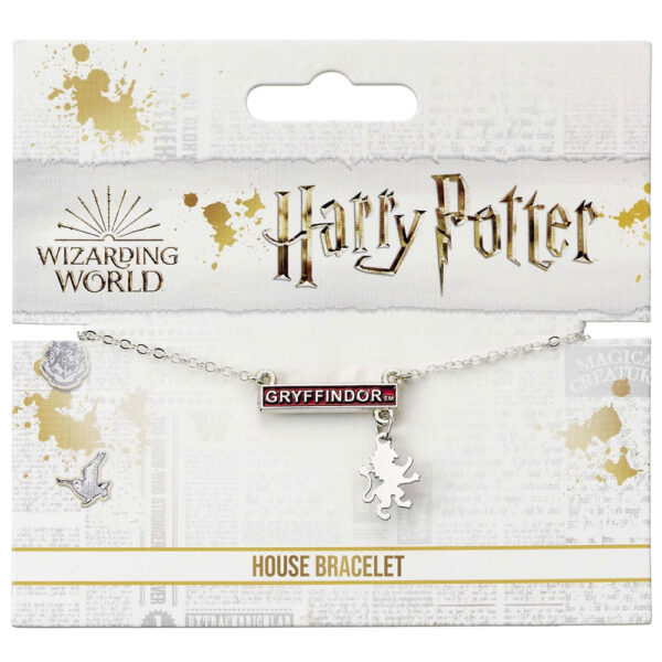 Harry Potter Silver Plated Bar Bracelet Gryffindor: 2 - Jewellery By Harry Potter